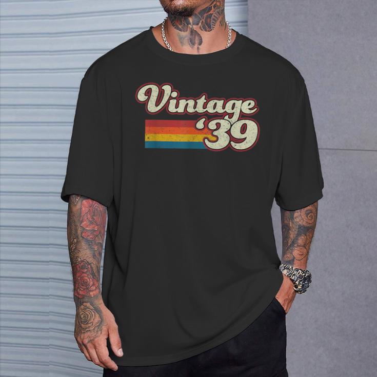 ヴィンテージ 1939年 84歳 誕生日プレゼント 男性 女性 84歳 Tシャツ 彼への贈り物