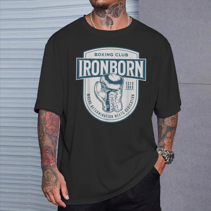 ヴィンテージ ボクシング 好き 鉄製 生まれ クイックハンド レトロ オールドスクール Tシャツ 彼への贈り物