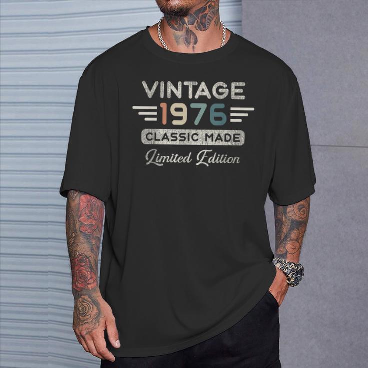 ヴィンテージ1976限定版 50歳の誕生日 Tシャツ 彼への贈り物