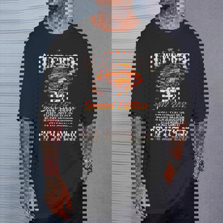 ヴィンテージカー 1971 年 55 歳の誕生日 1971 年のクラシックカー Tシャツ 彼への贈り物