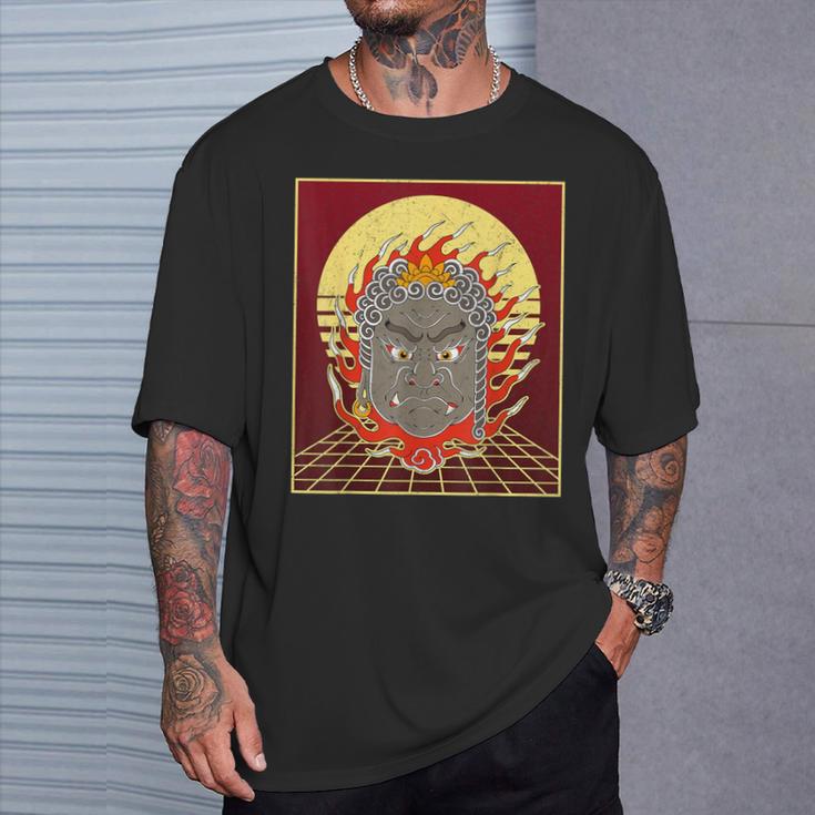 不動明王 金剛乗仏教不動主 日本語 中国語 Tシャツ 彼への贈り物