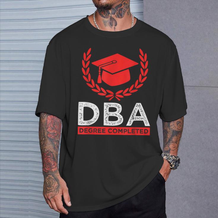 博士 Dba 学生 経営学博士 Tシャツ 彼への贈り物