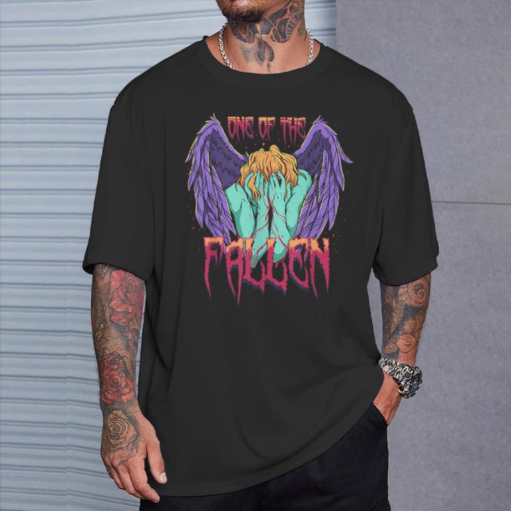 堕ちたパステル ゴス 倒れた天使 ルシファー エンジェリック Tシャツ 彼への贈り物