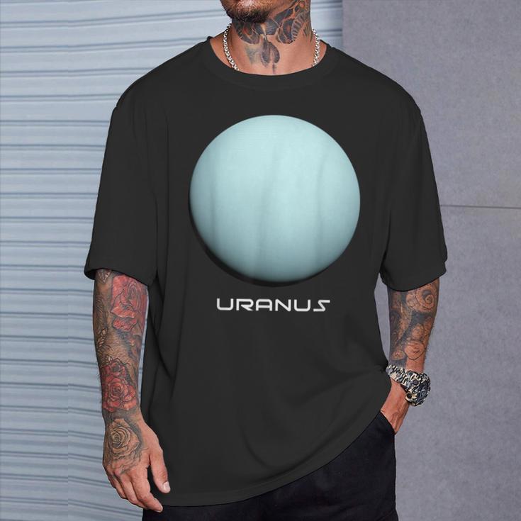 天王星tシャツ 天文学や宇宙愛好家へのギフトに最適 Tシャツ 彼への贈り物