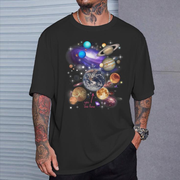 太陽系 太陽系の惑星 -Olarystem Planets Tシャツ 彼への贈り物