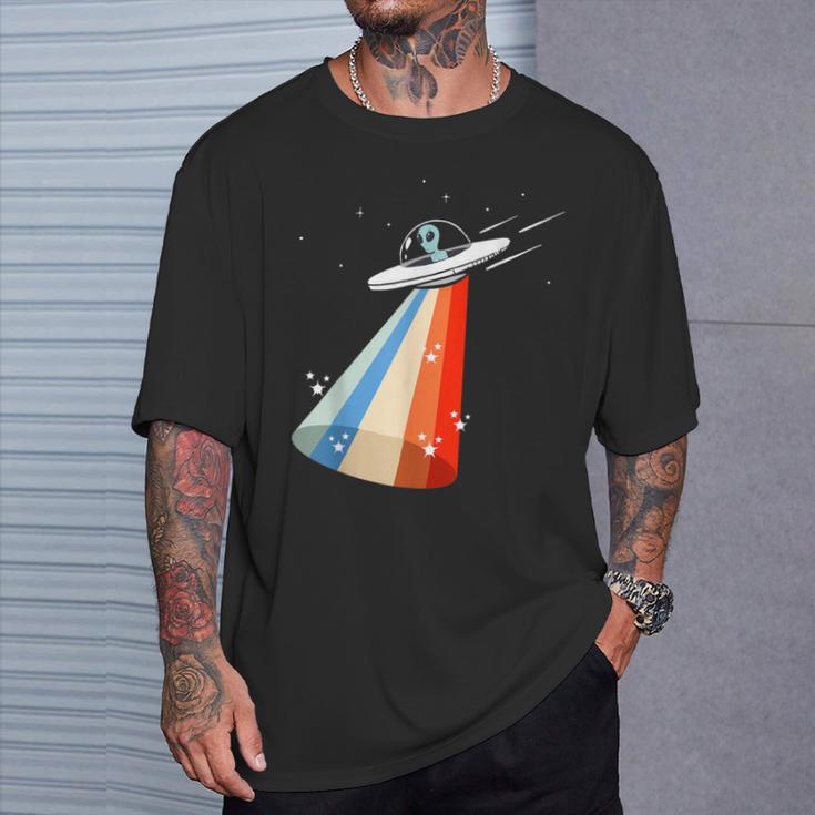 宇宙人誘引ufo 地球外飛行スペース エイリアン Tシャツ 彼への贈り物