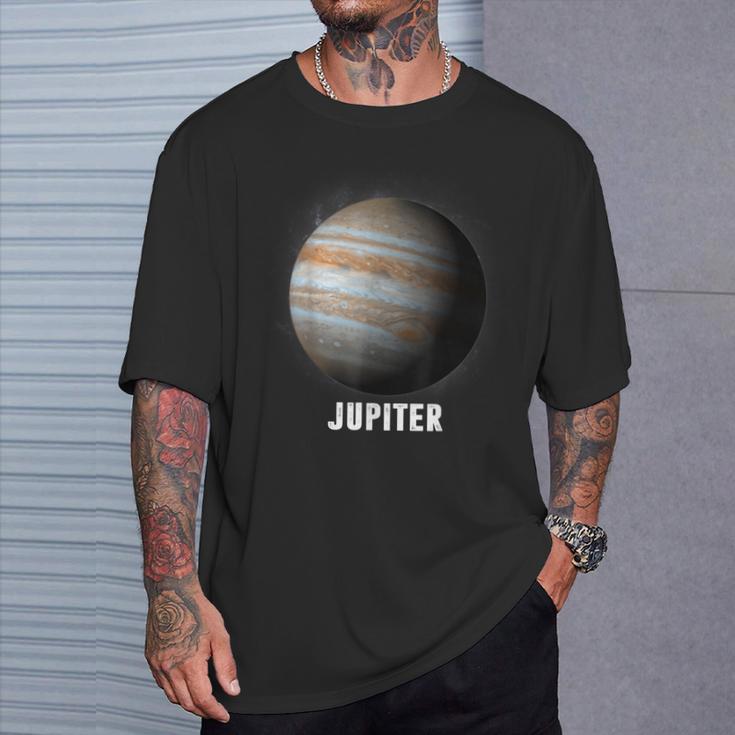 惑星ジュピター -太陽系の惑星 Tシャツ 彼への贈り物