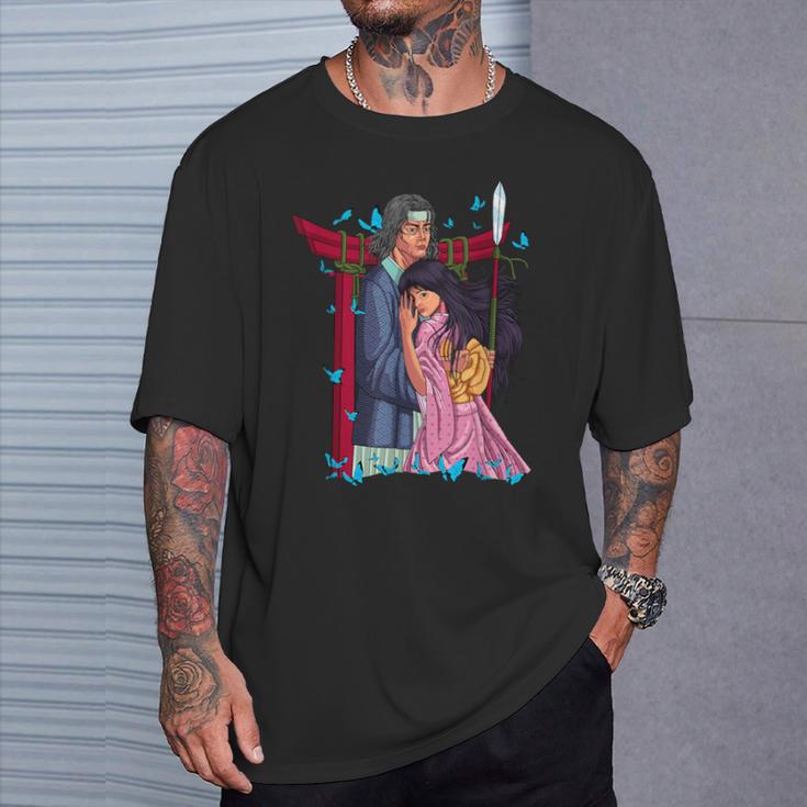 日本の神 イザナギとイザナミ Tシャツ 彼への贈り物