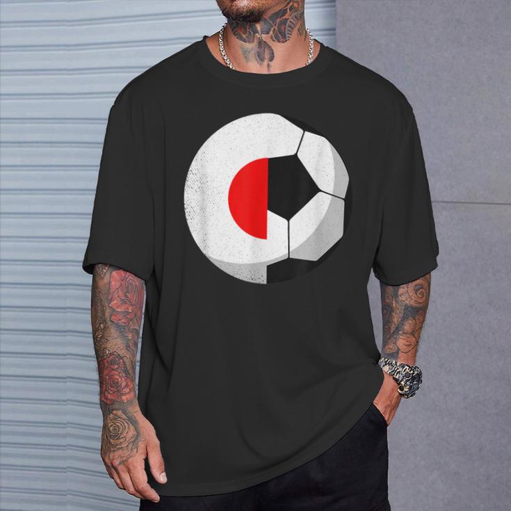 日本国旗、サッカー日本代表のルーツ Tシャツ 彼への贈り物