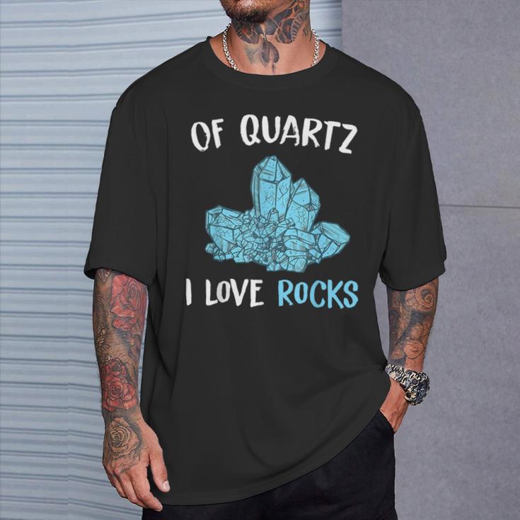 水晶鉱石コレクター 地質学者 Tシャツ 彼への贈り物