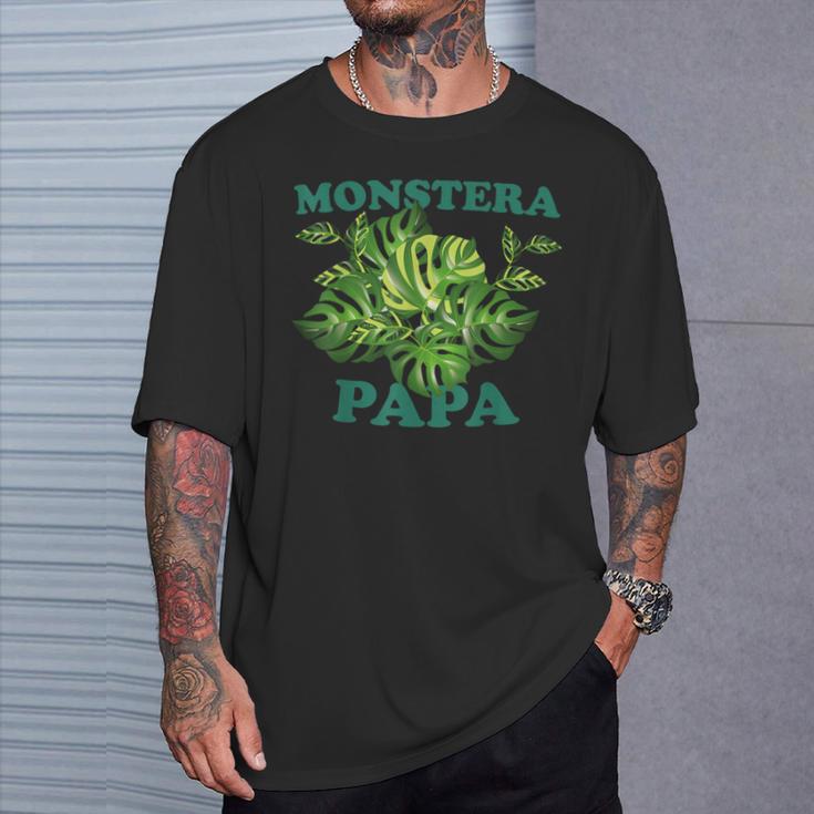 父の日に贈る「モンステラパパ Tシャツ 彼への贈り物