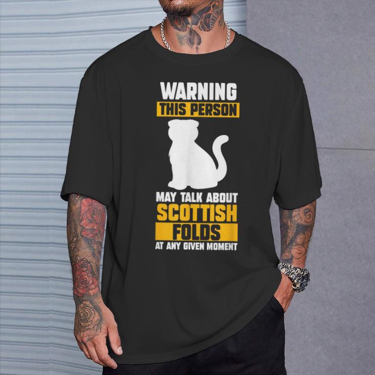 猫 スコティッシュフォールド Tシャツ 彼への贈り物