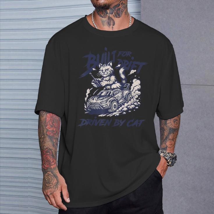 猫 ラジコン 車 漂流 猫 ドリフト ドリフト ドリフト用 Tシャツ 彼への贈り物