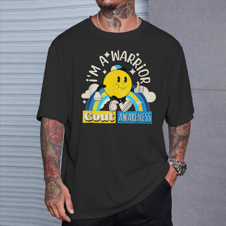 痛風戦士 関節炎 痛風啓発 Tシャツ 彼への贈り物