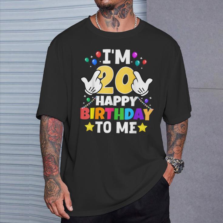 私は20歳です。お誕生日おめでとう、面白い20歳の誕生日 Tシャツ 彼への贈り物