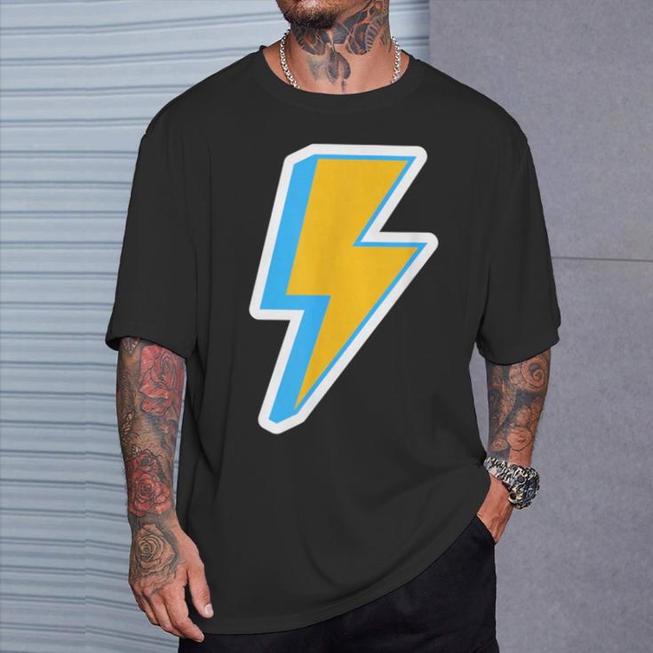 稲妻シャツ メンズ カラフル 稲妻 ボルト Tシャツ 彼への贈り物