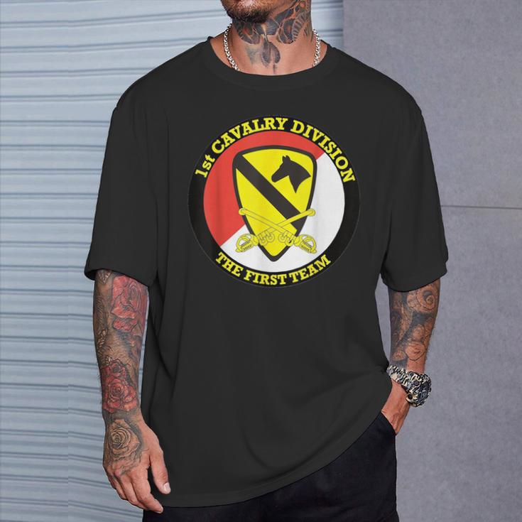 第1騎兵師団「The First Team」軍隊 Tシャツ 彼への贈り物