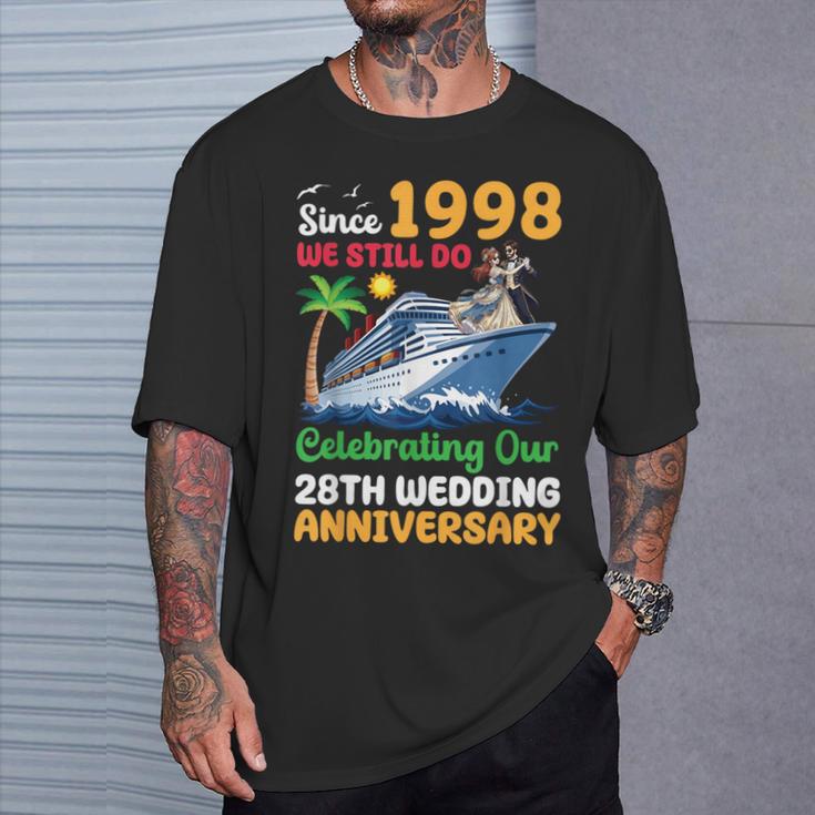結婚28周年記念クルーズ 1998年以来 Wetill Do Trip Tシャツ 彼への贈り物