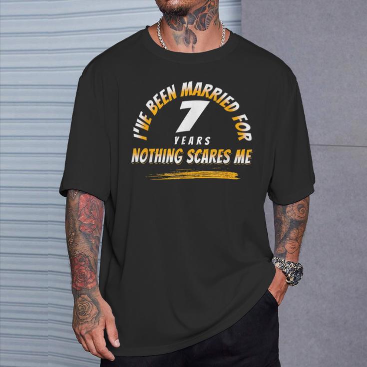 結婚7周年記念 カップル 結婚7周年記念 Tシャツ 彼への贈り物