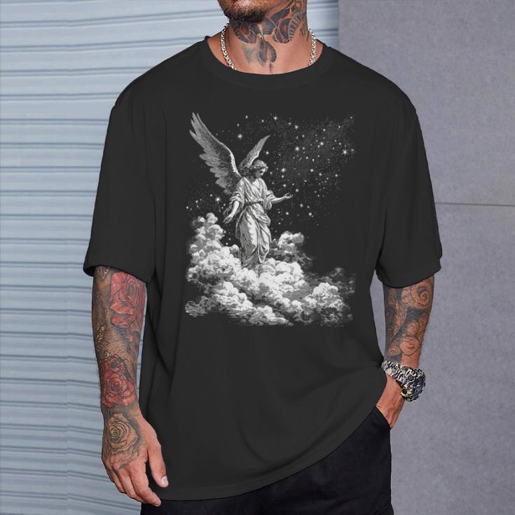 聖なる天使 シェムハメフォラッシュ ラファエル Tシャツ 彼への贈り物