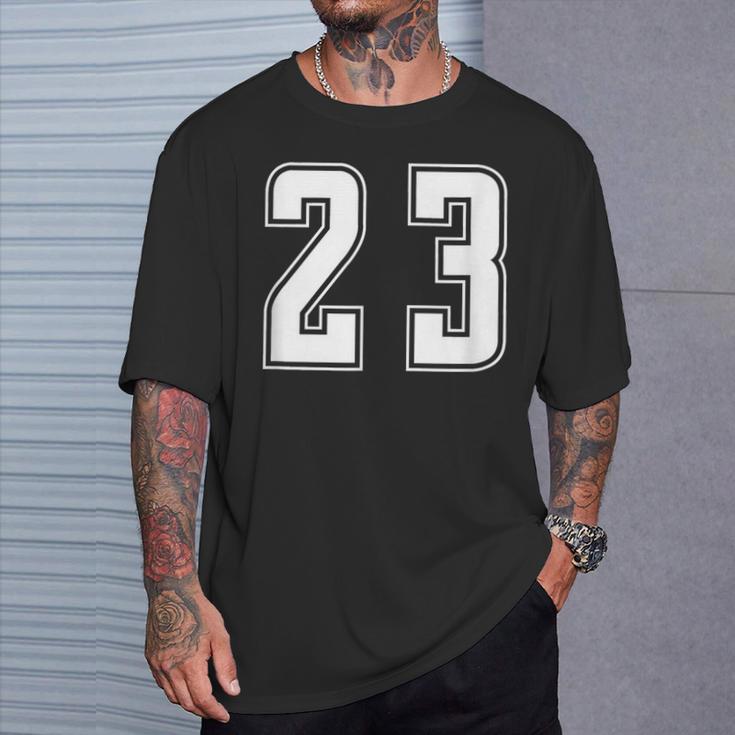 背番号 23 チーム短大スポーツ背番号付きユニフォーム Tシャツ 彼への贈り物