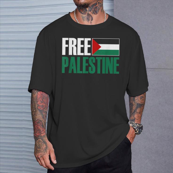 自由パレスチナ、ヘルプパレスチナ、パレスチナの旗 パレスチナ Tシャツ 彼への贈り物