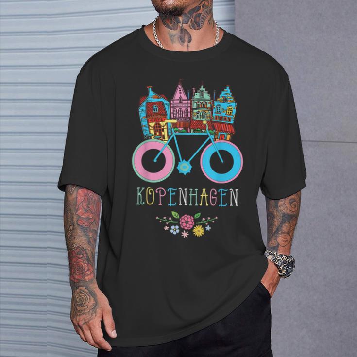 花 コペンハーゲン デンマーク デンマーク お土産 Tシャツ 彼への贈り物