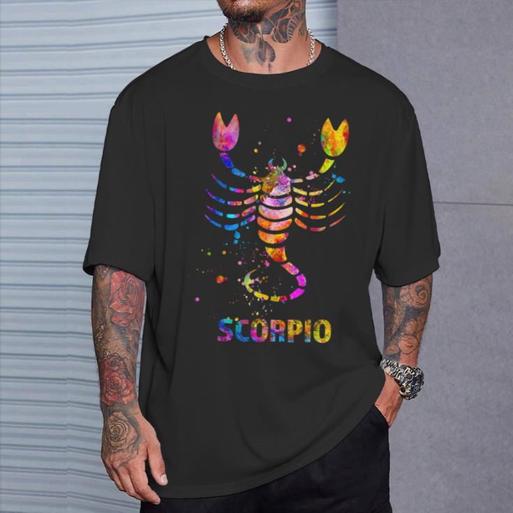 蠍座の星座 Tシャツ 彼への贈り物