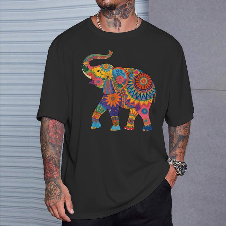 象の鼻 動物 アフリカ サファリ 大自然 甘い象 Tシャツ 彼への贈り物