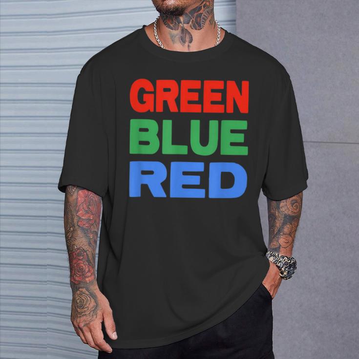 赤青緑色 Tシャツ 彼への贈り物
