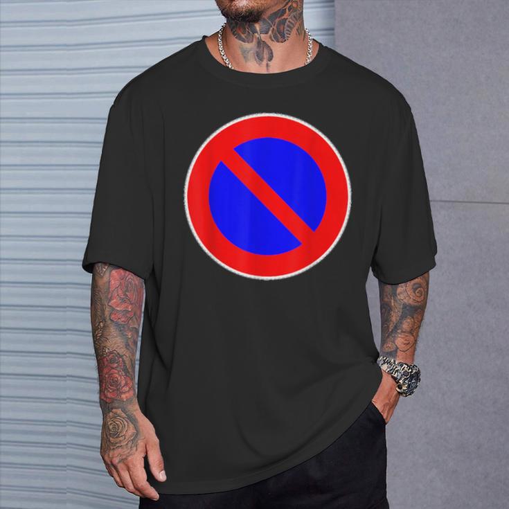 道路標識 駐車禁止 Tシャツ 彼への贈り物
