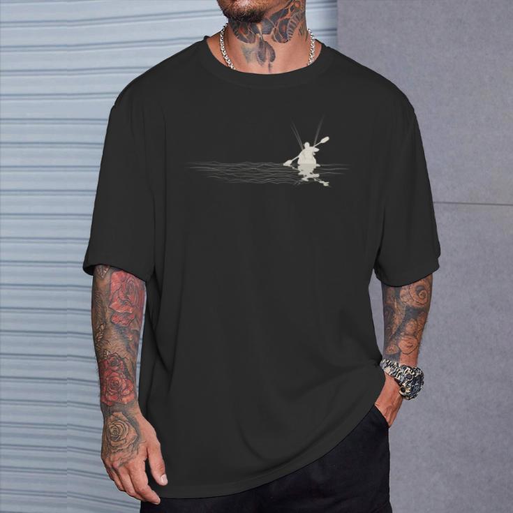 釣り人 シーカヤック フィッシングカヤック 足漕ぎ 長袖tシャツ Tシャツ 彼への贈り物