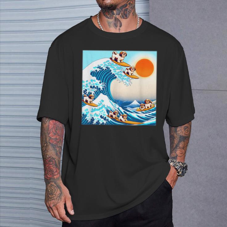 面白いtシャツ シーズー 犬 イヌ わんこ メンズ 犬好き グッズ かわいい おもしろ 面白い 服 ネタ Tシャツ 彼への贈り物