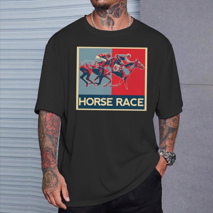 面白いtシャツ 馬tシャツ 競馬 馬 レース 乗馬 ジョッキー メンズ おもしろ 面白い グッズ ネタ 男性用 レトロ 長袖tシャツ Tシャツ 彼への贈り物