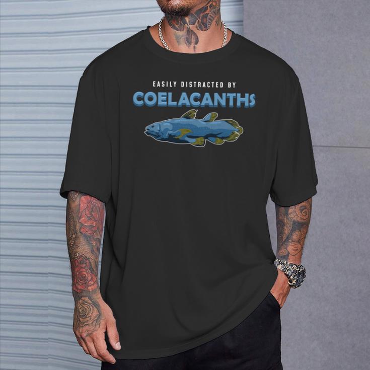 面白いシーラカンスス 魚愛好家 古典学者 長袖tシャツ Tシャツ 彼への贈り物