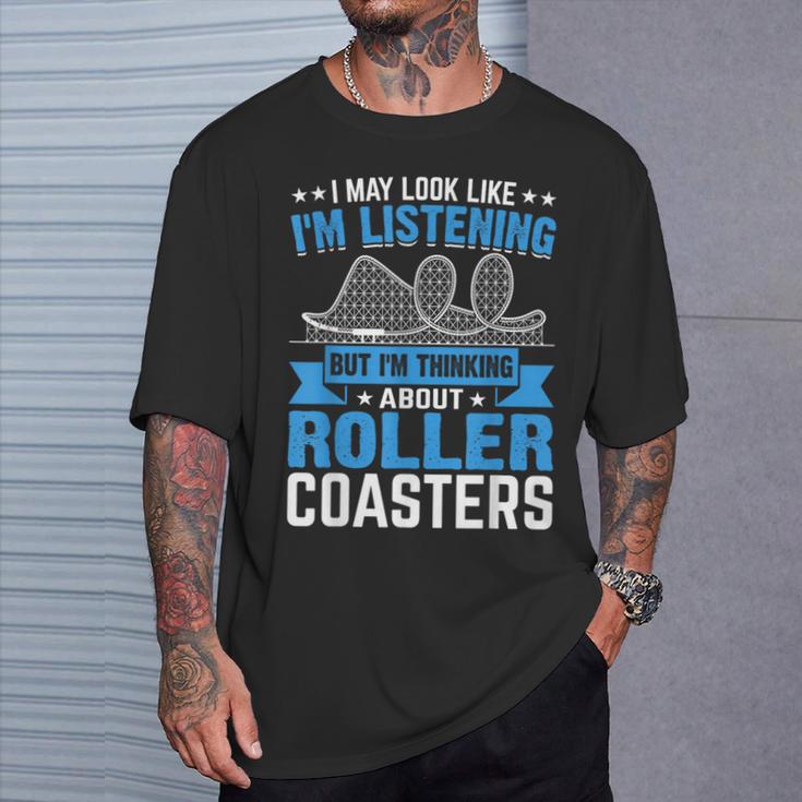 面白いジェットコースター テーマパーク ジェットコースター Tシャツ 彼への贈り物