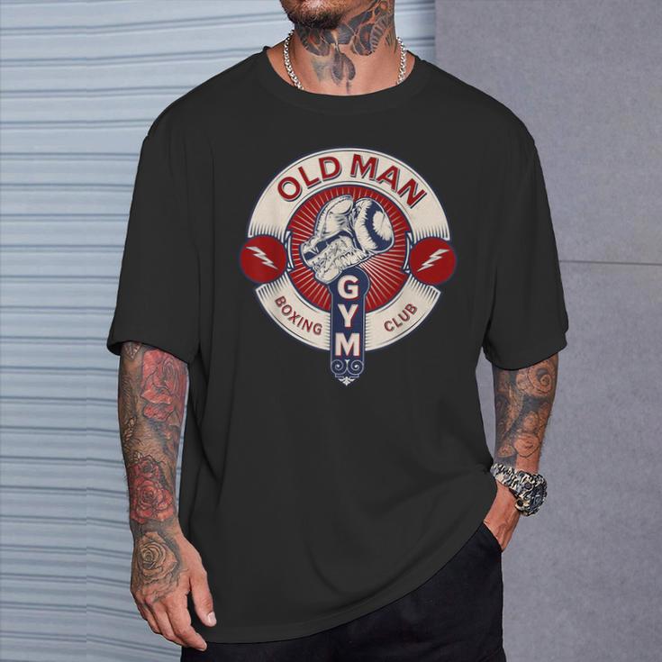 面白い総合格闘技オールドマンボクシングクラブコンバットスポーツアパレル Tシャツ 彼への贈り物