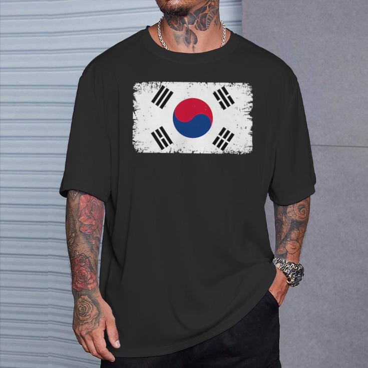 韓国軍 裏面 韓国国旗 Tシャツ 彼への贈り物