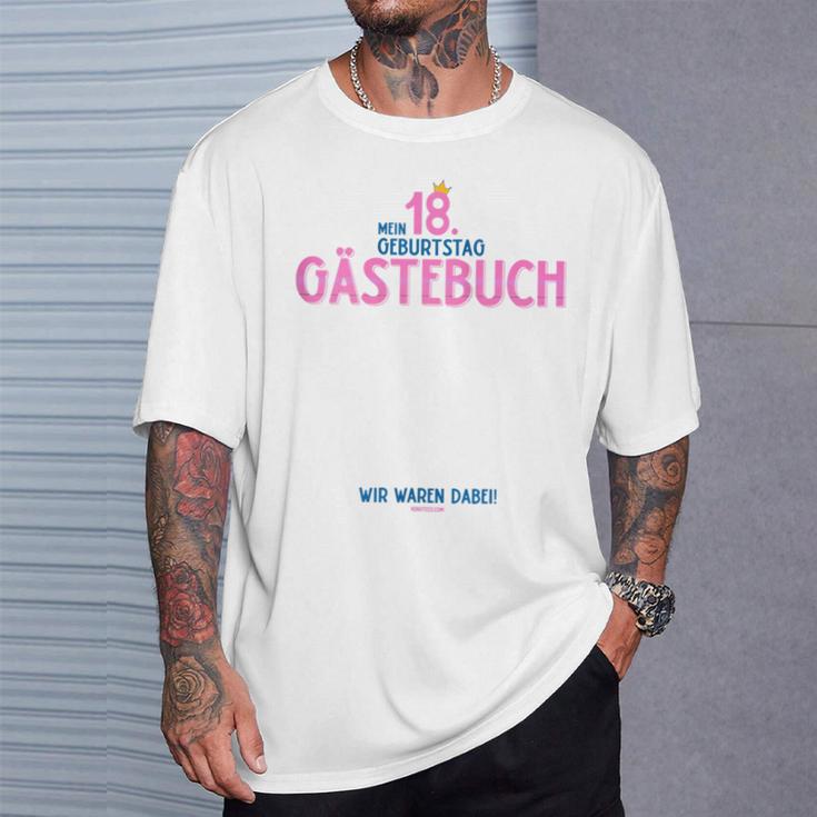 18th Birthday Girl & Guest Book Party T-Shirt Gifts for Him 18th Birthday Girl & Guest Book Party T-Shirt Gifts for Him