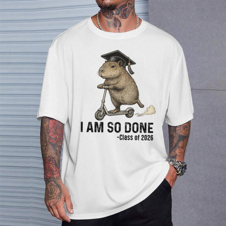 2026年3月卒業生 カピバラさん 長袖tシャツ Tシャツ 彼への贈り物