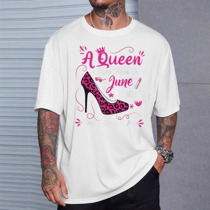 20歳の誕生日 ハイヒール A Queen Was Born In 2006 Tシャツ 彼への贈り物