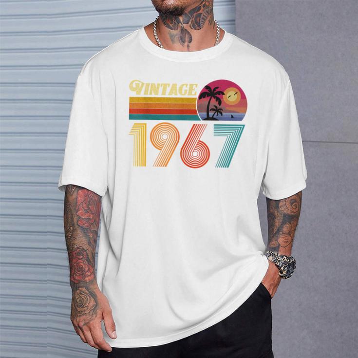 59歳の誕生日プレゼント 59歳 男性 女性 レトロ ヴィンテージ 1967 Tシャツ 彼への贈り物