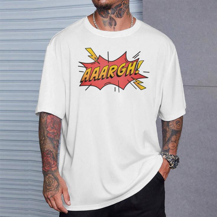 AAARGH Bubble From Comic Book Or Cartoon T-Shirt Gifts for Him