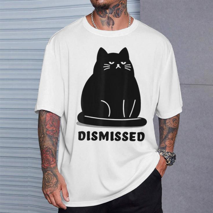 Annoyed Cat Dismissedarcastic Rolling Eyes カワイイキャット Tシャツ 彼への贈り物