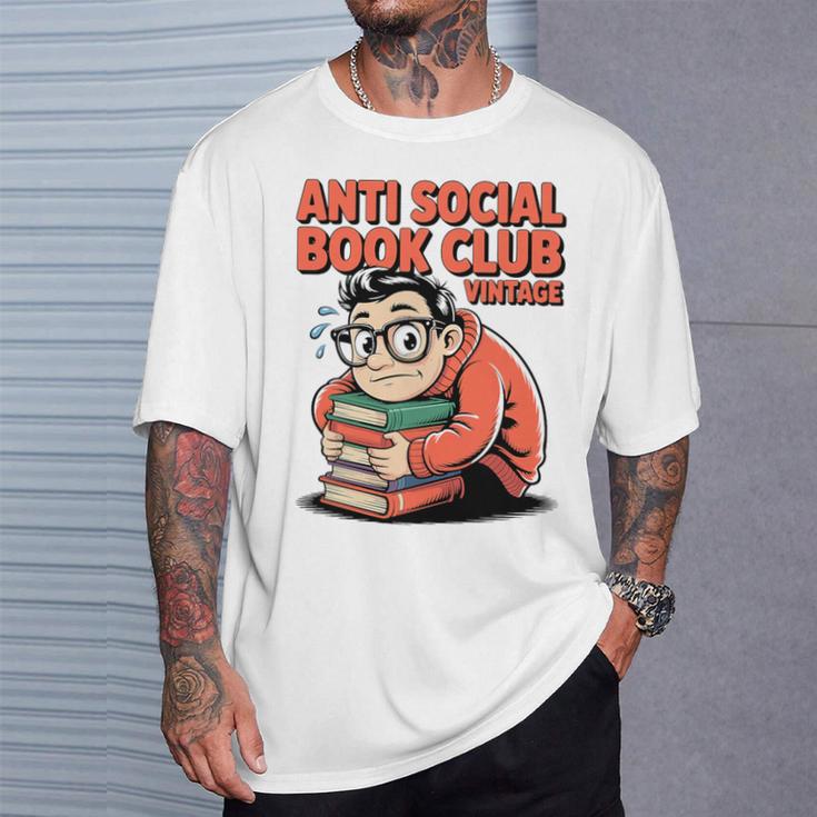 Anti Social Book Club Vintage Retro Reader Art Premium Tri-Blend T-Shirt Gifts for Him Anti Social Book Club Vintage Retro Reader Art Premium Tri-Blend T-Shirt Gifts for Him