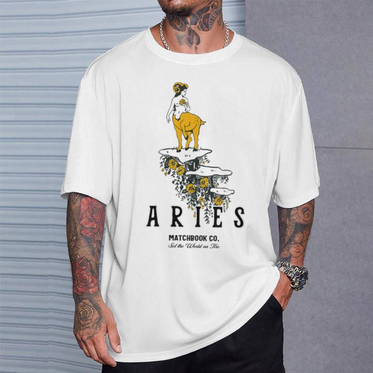 Aries Matchbook Company T-Shirt Gifts for Him