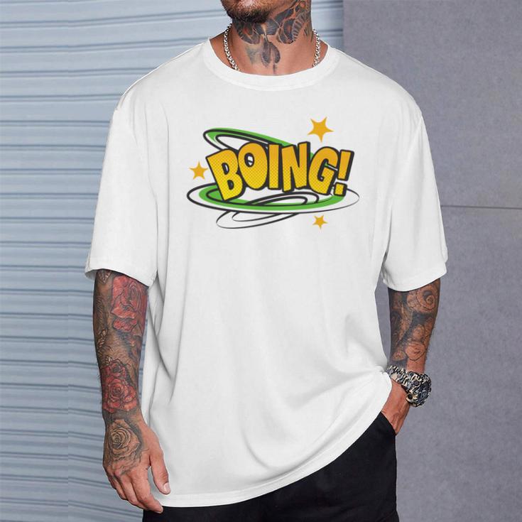 BOING Pop Art Comic Book Speech Bubbles Street Graffiti Art T-Shirt Gifts for Him BOING Pop Art Comic Book Speech Bubbles Street Graffiti Art T-Shirt Gifts for Him