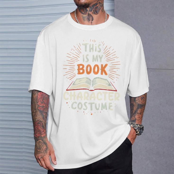 This Is My Book Character Costume Premium Tri-Blend T-Shirt Gifts for Him