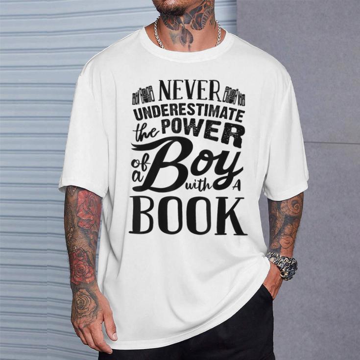 Book Reading Graphic Boys And Men Book Lover Librarian T-Shirt Gifts for Him