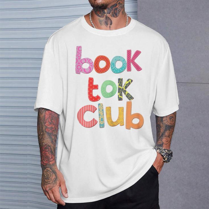 Book Tok Club Book Lover Bookish Librarian Reading Reads T-Shirt Gifts for Him